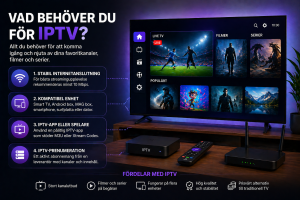 vad behöver du för iptv