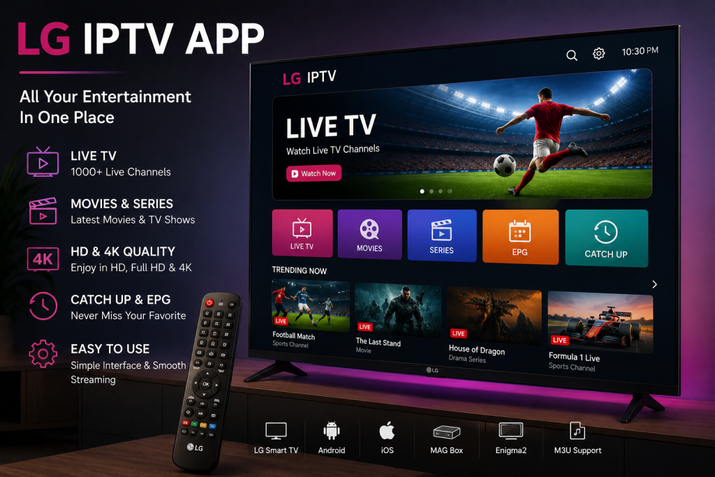 IPTV App för LG TV: Guide och Installation